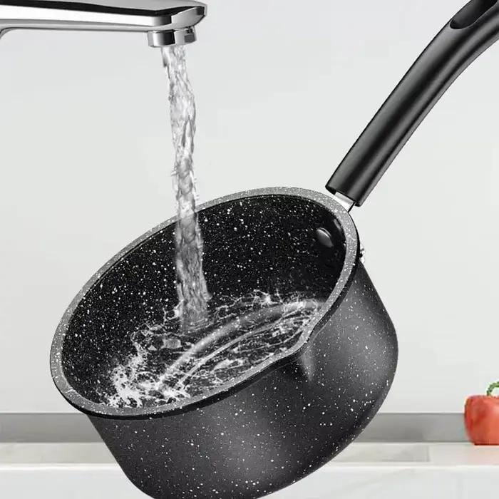 Pot à soupe en fer fondu avec revêtement antiadhésif pour cuisine, cocotte à bouillon, mijotoir antiadhésif pour cuisinière à gaz et induction occasions spéciales