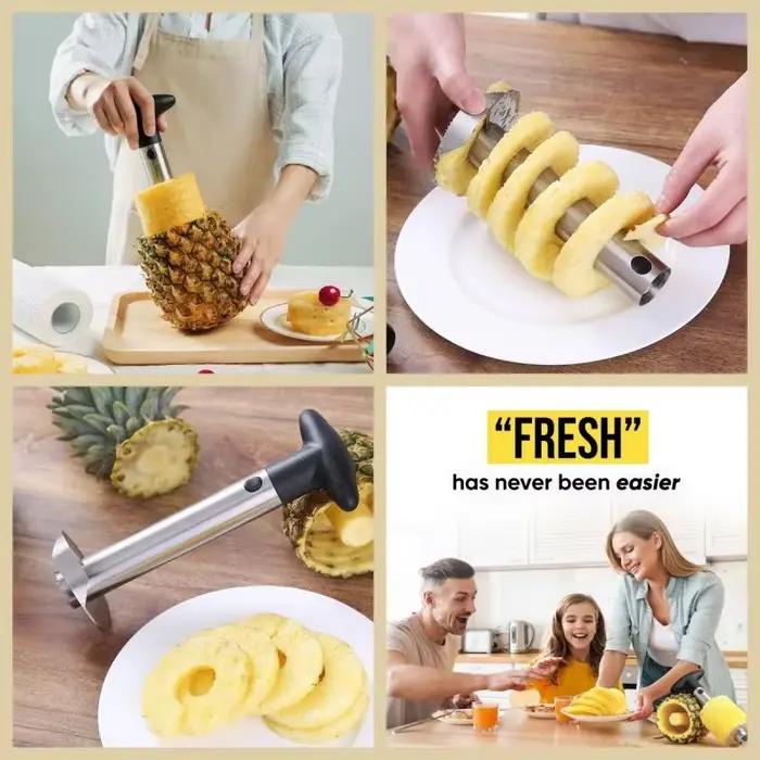 Coupe-ananas en acier inoxydable