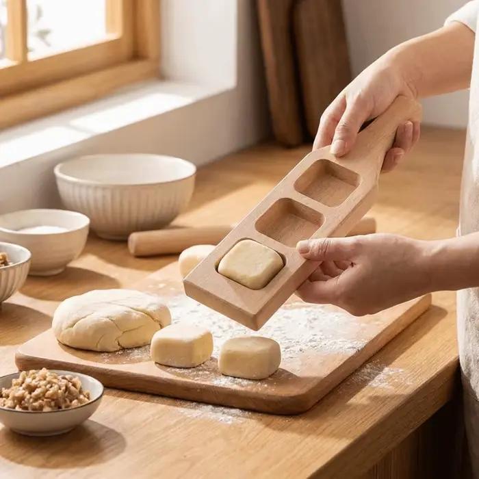 Moule à pâtisserie traditionnel en bois antiadhésif