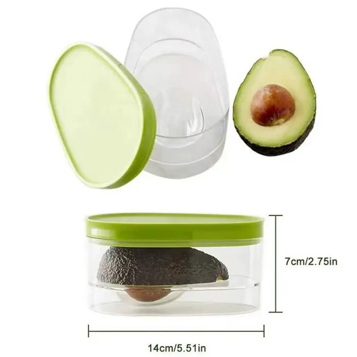 Lot de 2 boîtes de conservation d'avocat scellées