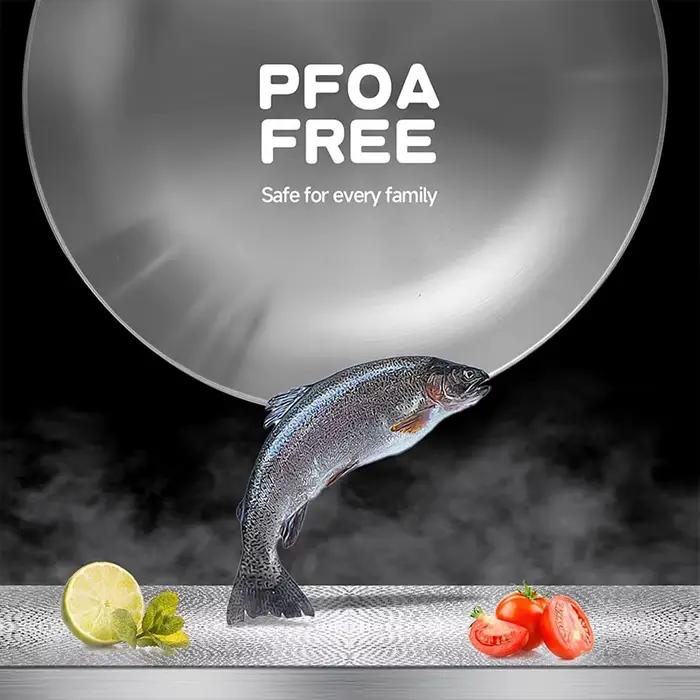 Poêle à frire en acier inoxydable 304 de 24/26/28/30 cm