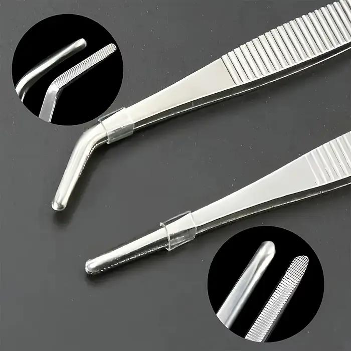 Pincettes de cuisine professionnelles en acier inoxydable