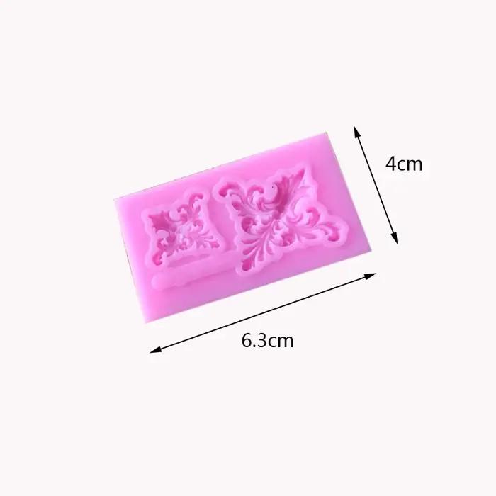 Moule à gâteau en silicone à motif de dentelle rétro pour pâtisseries élégantes et décoratives pour occasions spéciales