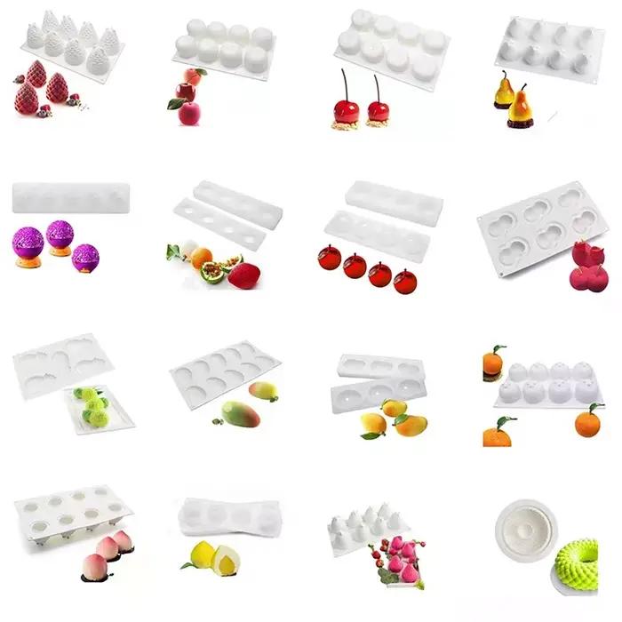 1 pièce Moule en silicone pour gâteaux et mousses