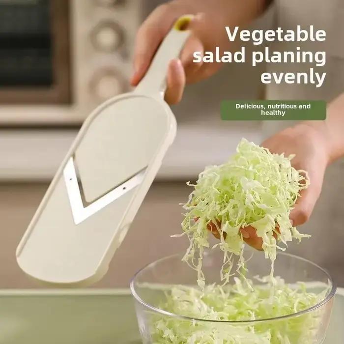Râpe à légumes multifonctionnelle pour le découpage et le hachage de divers ingrédients – Ustensile de cuisine polyvalent