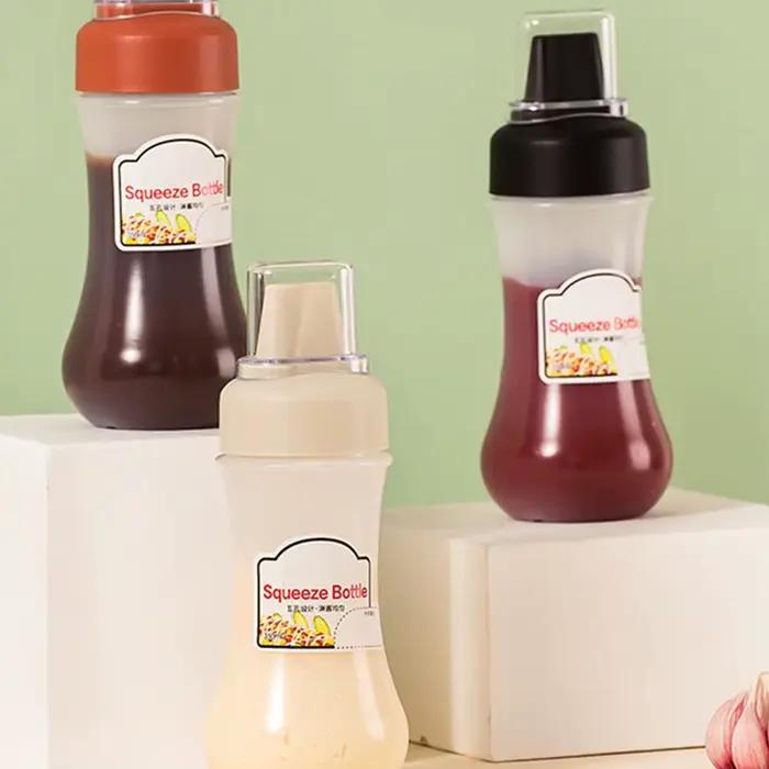 Bouteilles à presser en plastique réutilisables de 350Ml