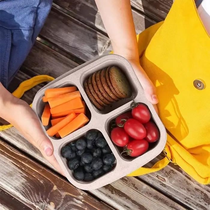 Boîte de Rangement des citrouille à 4 Grilles, Compartiments Portables, Réfrigérateur, Congélateur, Organisateurs pour Légumes et Fruits, Banc Indépendants