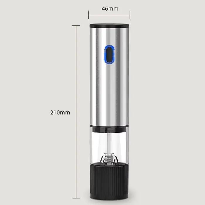 Moulin à sel et à poivre électrique, automatique, Rechargeable, secoueur, grossièreté réglable, appareils de cuisine