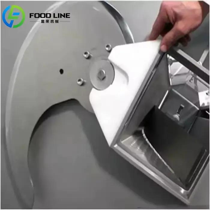 Trancheuse automatique de viande congelée de saucisse trancheuse de viande congelée Machine de découpe trancheuse de viande congelée de bacon Commercial