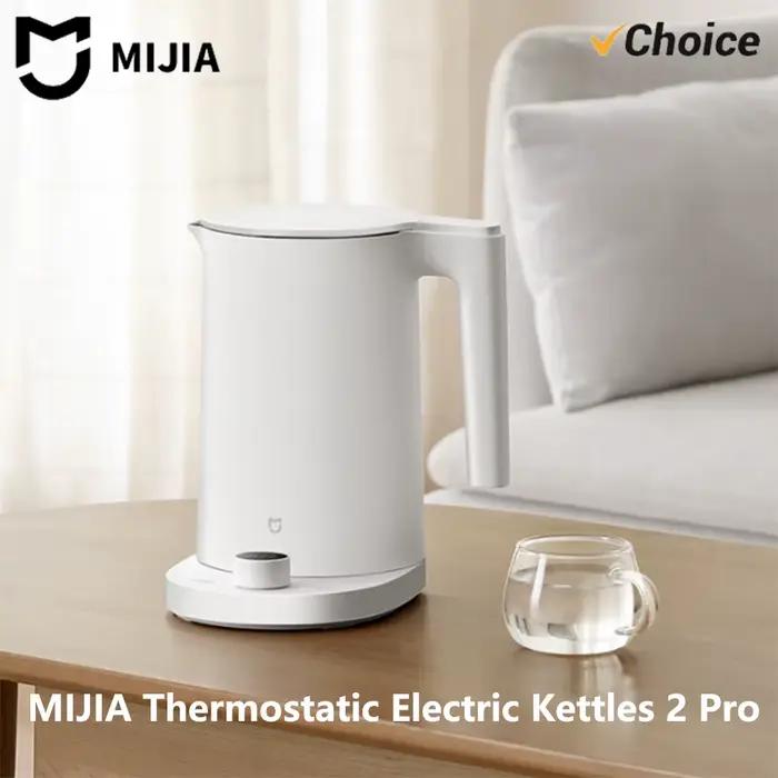 Nouvelle Bouilloire Intelligente MIJIA 2 Pro 2025 Appareil de Cuisine Electrique avec Ecran LED et Maintien Constant de Temperature 24H Samovar 220V Blanc Bourgogne Jaune Rouge Occasion Speciale Cuisine Moderne