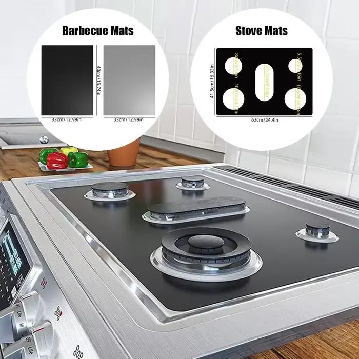 Polymères lavables résistants à la chaleur pour cuisinière à gaz