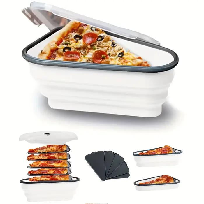 Conteneur de stockage de Pizza en Silicone peu encombrant