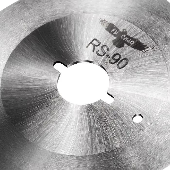 Couteau rond en acier au carbone Steel Eagle Knife RS90 pour machines de découpe