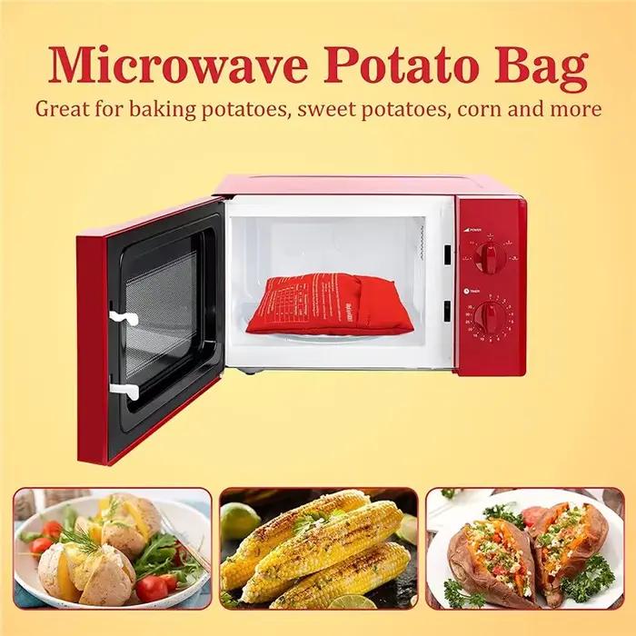Sac de cuisson pour pommes de terre au micro-ondes