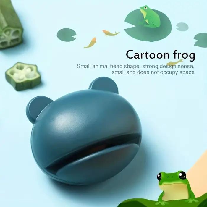 Mini affûteur de couteaux en forme de grenouille pour cuisine camping et réparations lames émoussées outil de cuisine gadgets de cuisine