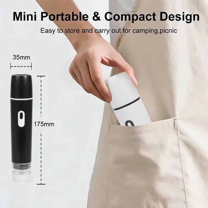 Mini Machine à Sceller Sous Vide Portative Type Main Compacte Élégante Idéale Pour Cuisine Garder Fraîcheur Aliments Occasions Spéciales