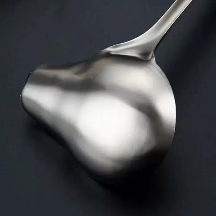 Cuillères à soupe en forme de bouche de canard en acier inoxydable