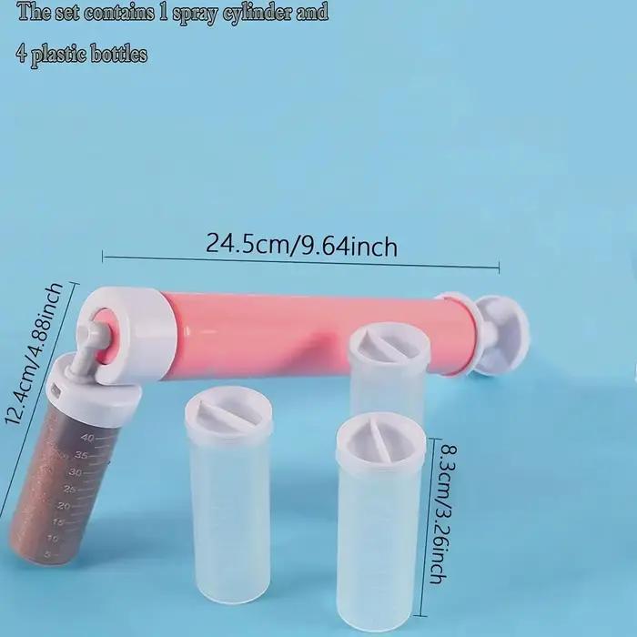 Pistolets de pulvérisation manuels à paillettes pour décoration de gâteau