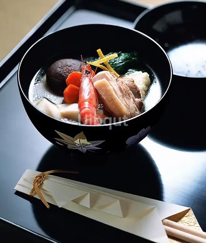 Bol de couverture de soupe miso de style japonais