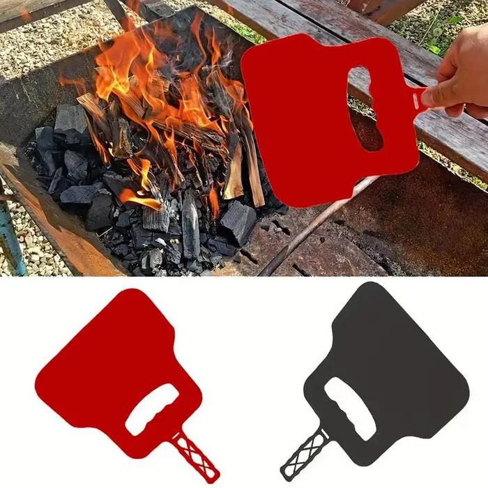 Ventilateur manuel de Barbecue Portable, ventilateur manuel de cuisson en plein air, gril au charbon de bois, ventilateur de flamme pour aide au feu