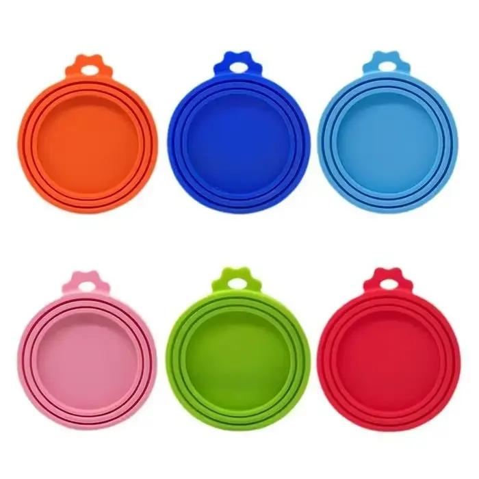 1 couvercle en silicone 3-en-1 réutilisable pour boîtes de conserve
