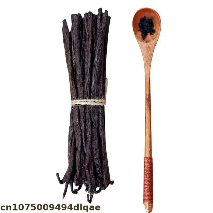 10/20 pièces de gousses de vanille de Madagascar 14-17 cm, gousses de vanille naturelles, encens aromatique pur, parfum d'intérieur, fournitures de bricolage
