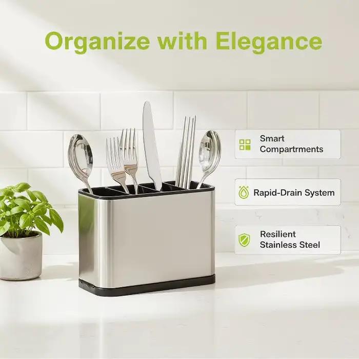 ♩ Organisateur d'ustensiles de cuisine pour comptoir