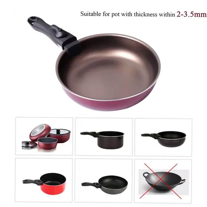 Anti-dérapant saupoudrer Handler Perfecsaupoudrer réinitialisation Clamp, Pot Lifter, Holder Gripper, Hot Dish, Britware Clamp Tool for Camping, Picnic