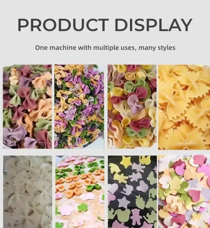 Machine à pâtes Farfalle professionnelle pour fabrication de nouilles papillon en acier inoxydable pour cuisiniers et entreprises de transformation alimentaire