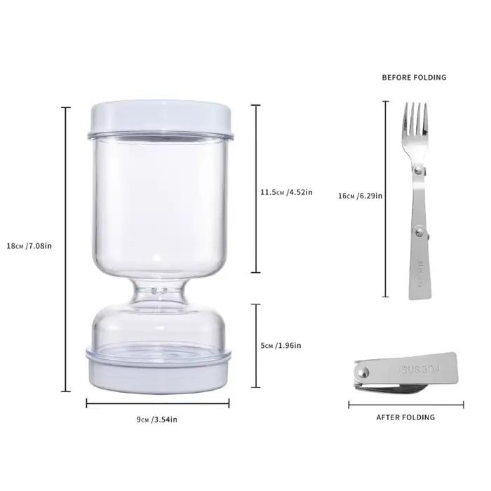 Récipient en plastique moderne pour séparation des aliments des liquides avec tamis flip pour préparation facile et rangement pratique occasions spéciales