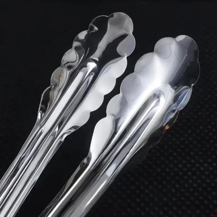 Accessoires de cuisine 3 pièces, panier de drainage en acier inoxydable, plateau et pinces à aliments, outils de cuisine durables, articles de cuisine pratiques