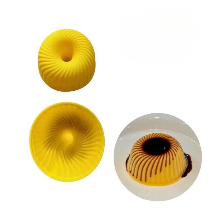 Moule à Dessert en Silicone pour Pouding au Caramel, 6 pièces, bricolage, Crème française, Brûlée, gelée de chocolat, Muffin, tasse à gâteau, outil de décoration de pâtisserie