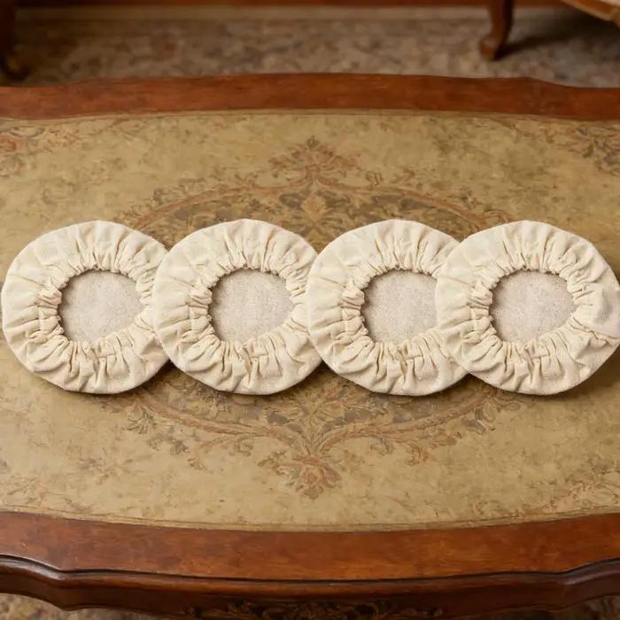 Couvre-pots en lin pour la fermentation du pain, 4 pièces, couvercles réutilisables pour la levée du pain, kit de démarrage pour la boulangerie maison
