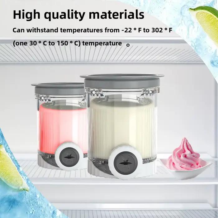 Pot de stockage pour crème glacée compatible avec la machine à crème glacée Ninja Swirl By Creami NC701 NC700 pour une expérience glaciale durable et éco-responsable à offrir pour les occasions spéciales