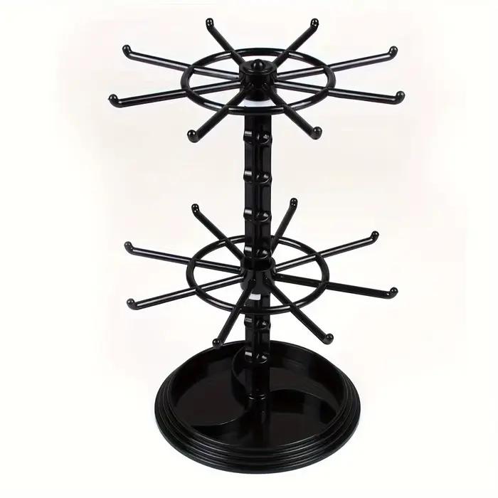 Support de rangement rotatif à 16 crochets avec distance inférieure réglable pour présentoir de porte-clés élégant pour femme et homme occasions spéciales-decoration-interieur-facile-installation-pratique