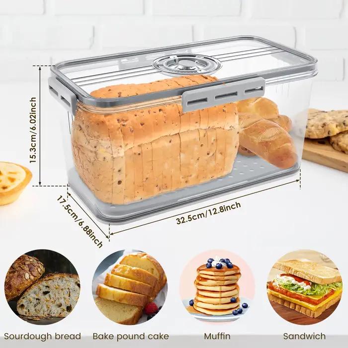 Boîte à pain scellage des aliments