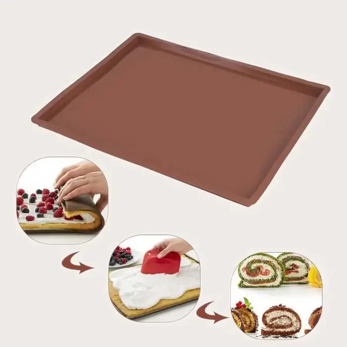 Tapis de rouleau de gâteau multifonctionnel en Silicone