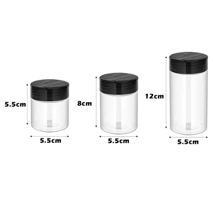 Pot à épices en plastique durable 100/160/250ML