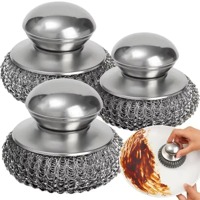 Brosse à Pot en acier inoxydable avec poignée