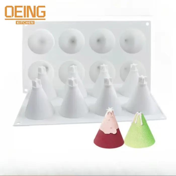 Moule à pâtisserie en Silicone en forme de cône pour arbre de noël