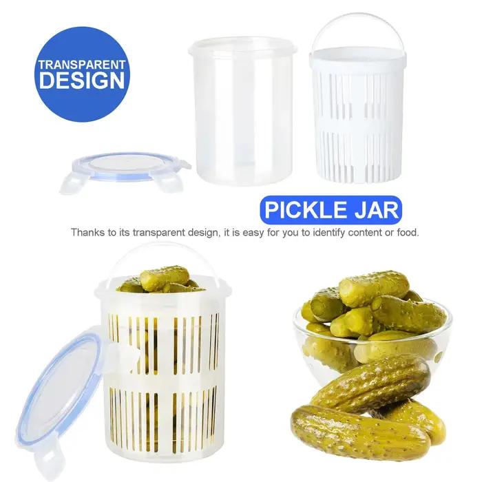 Pot de cornichons avec filtre