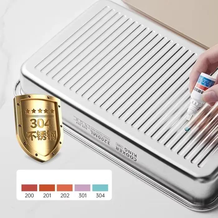 COOKER KING – récipient de stockage des aliments en acier inoxydable