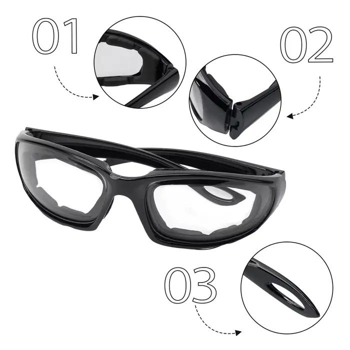 Lunettes de protection pour la découpe des oignons