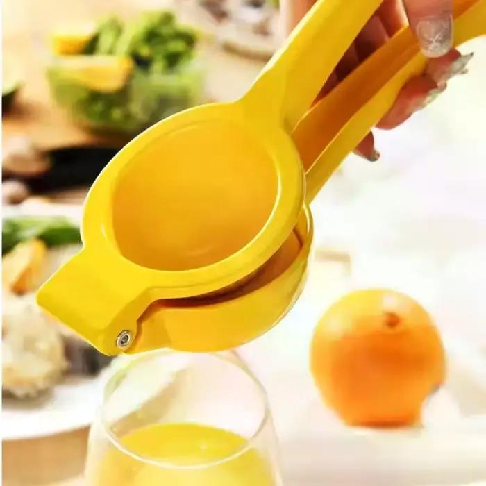Presse-citron manuel en alliage d'aluminium, presse-fruits Orange pressé à la main, Gadget de cuisine Portable pour un jus facile