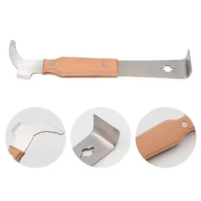 Couteau à miel à manche en bois