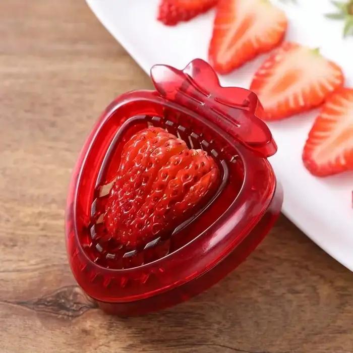 Trancheur de fraises en acier inoxydable