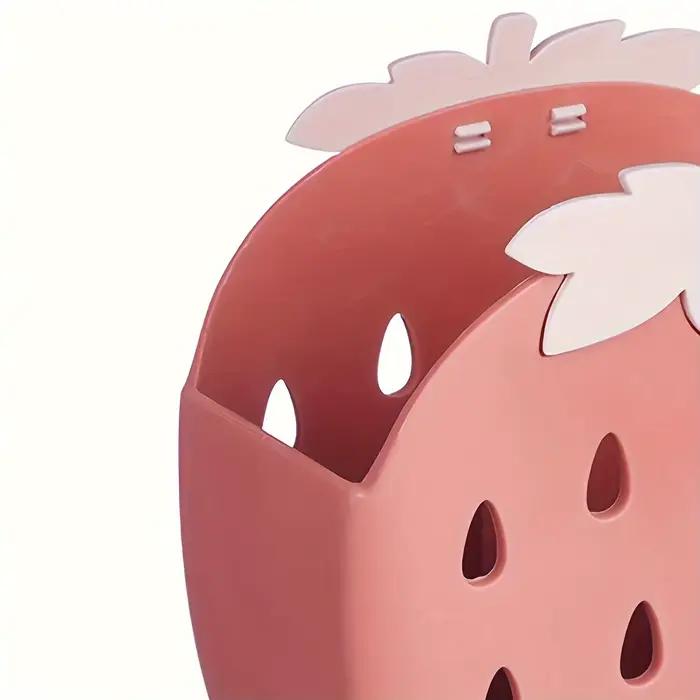 Porte-ustensiles de cuisine en forme de fraise
