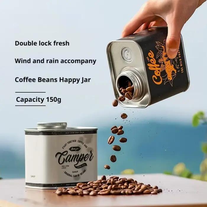 Pot scellé Portable pour grains de café
