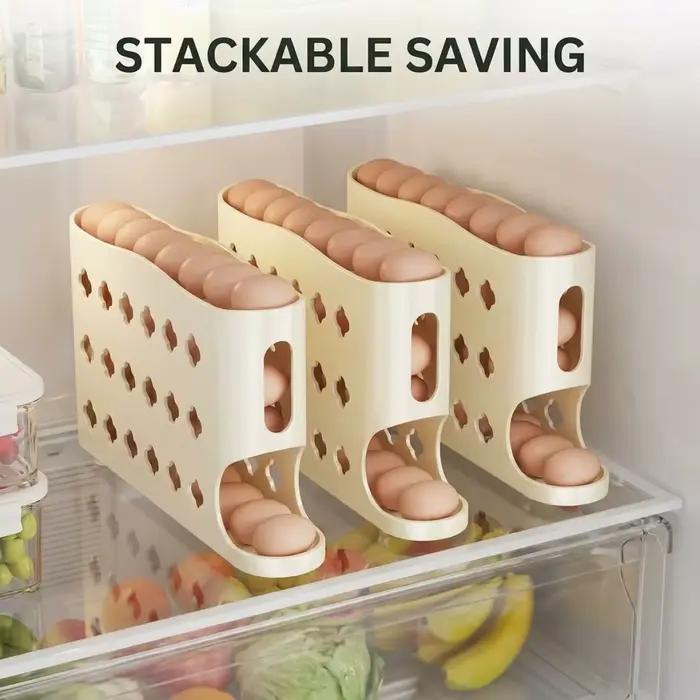 Range-œufs à roulement automatique – Base étroite de 7 cm