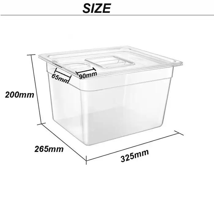 Pot à ragoût lent Sous Vide 11l, récipient d'ustensiles de cuisine pour la Circulation immergée, accessoires Sous Vide pour basse température